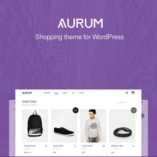 Aurum – Minimalist Shopping Theme