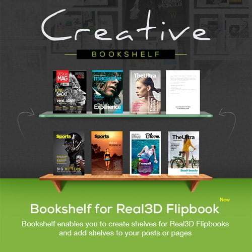 Bookshelf for Real3D Flipbook Addon