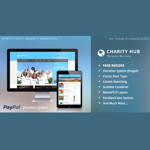 Charity Hub – Nonprofit / Fundraising WordPress