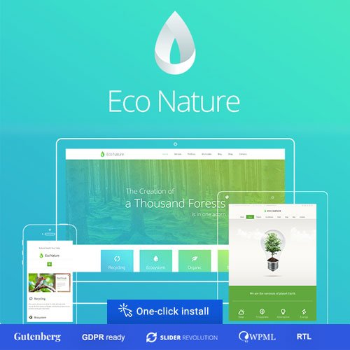 Eco Nature – Environment & Ecology WordPress Theme