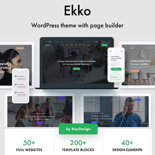 Ekko – Multi-Purpose WordPress Theme with Page Builder