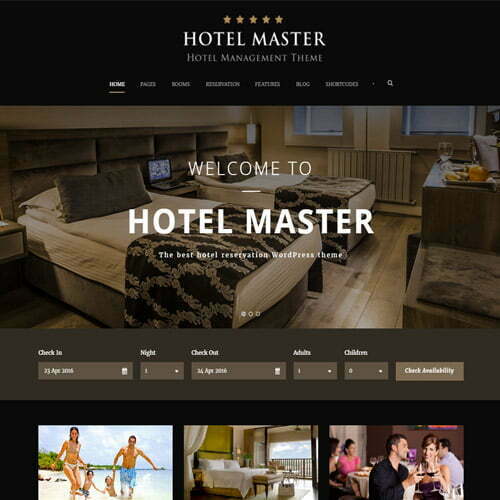 Hotel WordPress Theme For Hotel Booking | Hotel Master