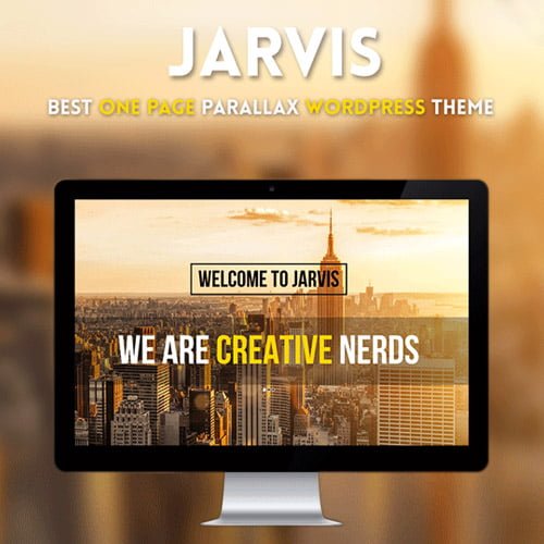 Jarvis – Onepage Parallax WordPress Theme