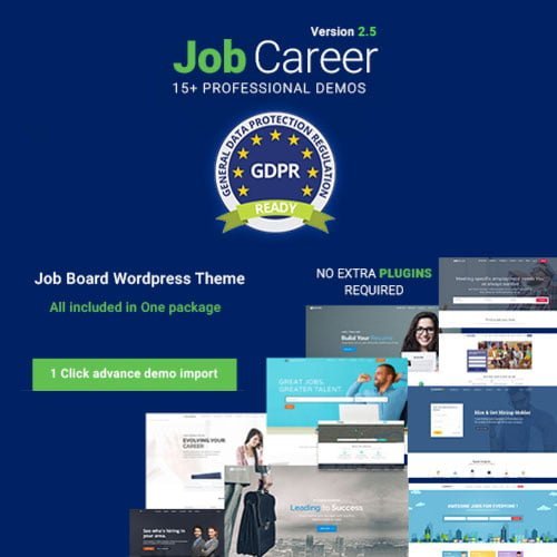 JobCareer | Job Board Responsive WordPress Theme