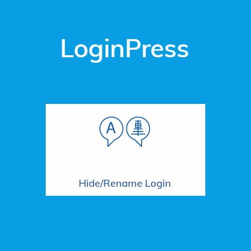 LoginPress Hide Rename Login