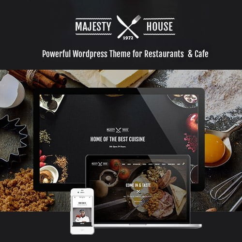 Majesty – Restaurant WooCommerce WordPress Theme