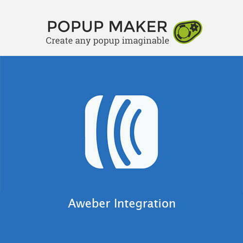 Popup Maker – Aweber Integration