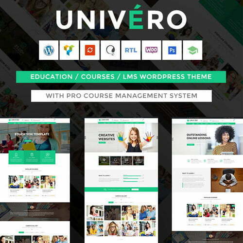 Univero | Education LMS & Courses WordPress Theme