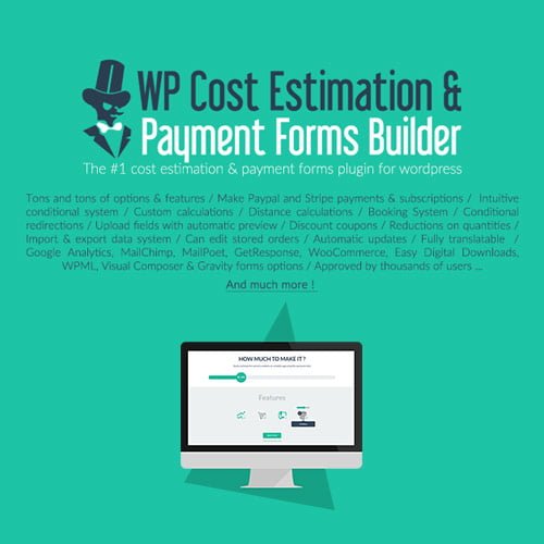 WP Cost Estimation & Payment Forms Builder