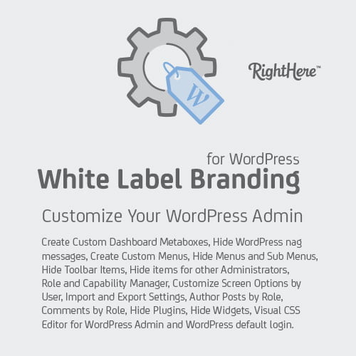 White Label Branding for WordPress