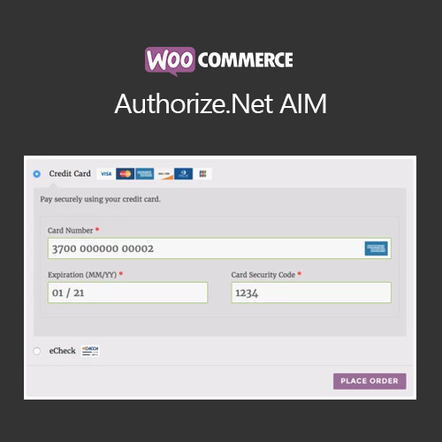 WooCommerce Authorize.Net AIM