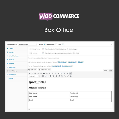 WooCommerce Box Office