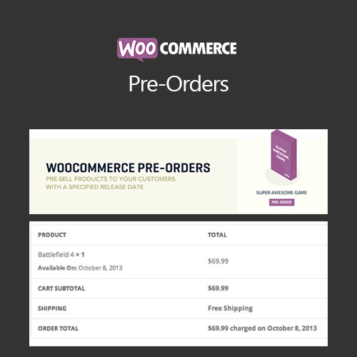 WooCommerce Pre-Orders