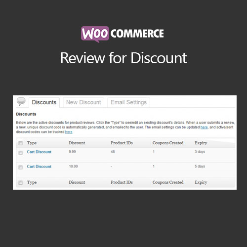 WooCommerce Review for Discount