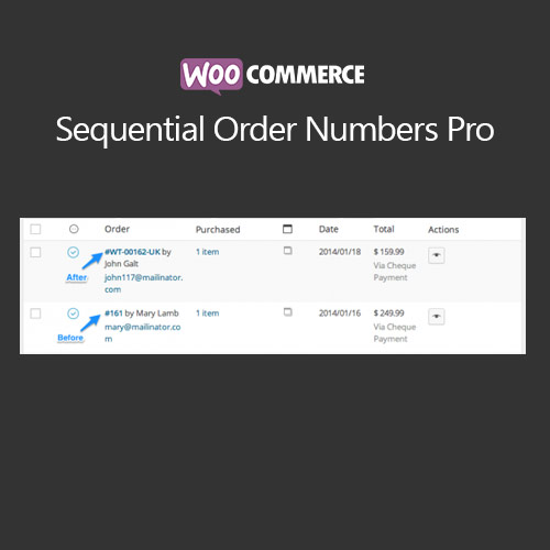 WooCommerce Sequential Order Numbers Pro