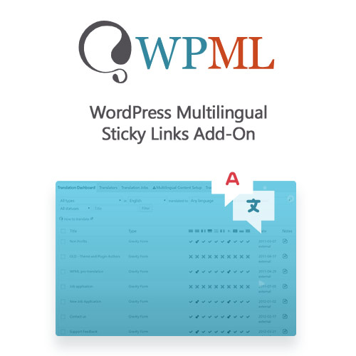 WordPress Multilingual Sticky Links Add-On