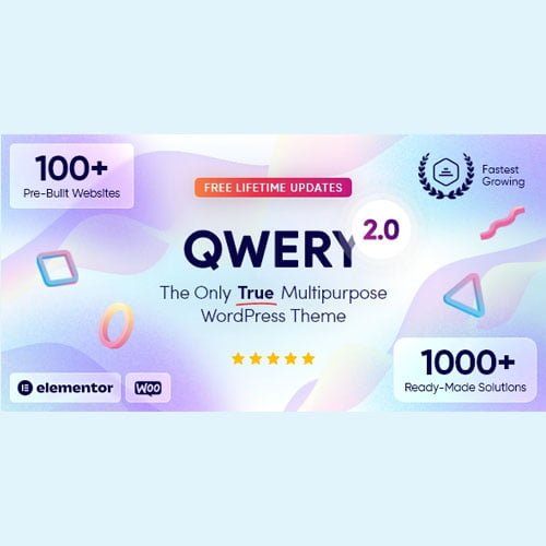 Qwery – Multi-Purpose Business WordPress & WooCommerce Theme