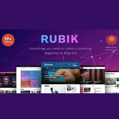 Rubik – A Perfect Theme for Blog Magazine Website