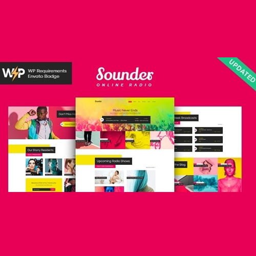 Sounder | Online Internet Radio Station WordPress Theme + RTL