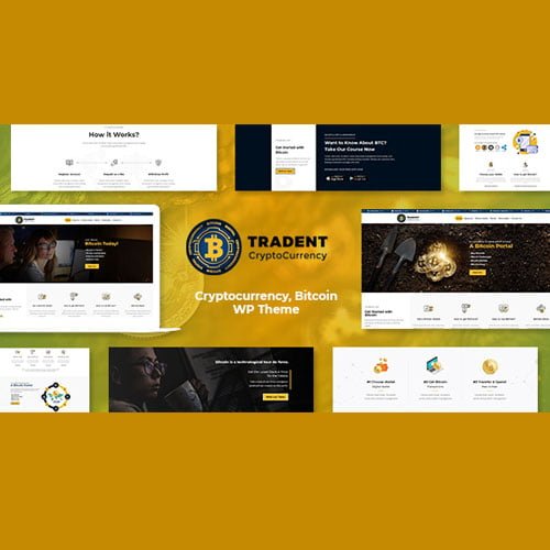 Tradent – Cryptocurrency, Bitcoin WordPress Theme