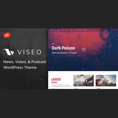 Viseo – News, Video, & Podcast Theme